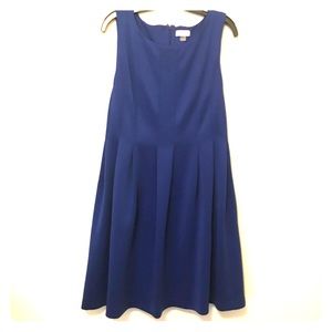 Calvin Klein Sleeveless Seamed Fit-and-Flare Dress